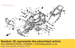 pijp comp * nh456m * van Honda, met onderdeel nummer 81150HN1A70ZA, bestel je hier online: