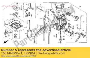 honda 16014MBN671 nessuna descrizione disponibile al momento - Il fondo