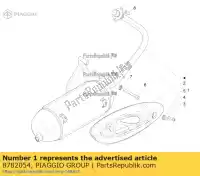 8782054, Piaggio Group, muffler, assy. derbi piaggio atlantis boulevard fly lbmc25c rp8c52300 zip 50 2002 2004 2006 2007 2008 2009 2012 2014 2016 2017 2018, New