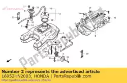 Aqui você pode pedir o nenhuma descrição disponível no momento em Honda , com o número da peça 16952HN2003: