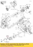 161420042, Kawasaki, couvercle-pompe, huile, lh kx450d7f kawasaki  klx kx 450 2007 2008 2009 2010 2011 2012 2013 2014 2015 2016 2017 2018 2019 2020 2021, Nouveau