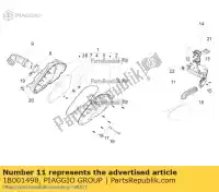 1B001498, Piaggio Group, intake chamber piaggio fly rp8m79100 zapm798g 125 150 2012 2014 2015 2016 2017 2018 2019, New