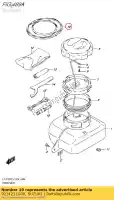 9214231G00, Suzuki, cuscino, anteriore b suzuki  lt a 450 500 700 750 2005 2006 2007 2008 2009 2010 2011 2012 2016 2017 2018 2019, Nuovo