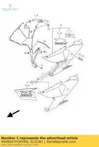 suzuki 9449047H30YRB ok?adka komp., si - Dół