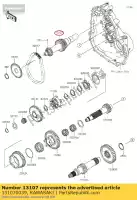 131070039, Kawasaki, 01 albero, primo, ingresso, 16t24t24 kawasaki  400 2017 2018 2019 2020, Nuovo