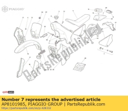 Aprilia AP8101985, Clip spécial, OEM: Aprilia AP8101985