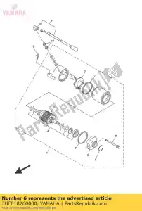 yamaha 3HE818260000 bolt - Bottom side