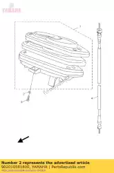 Aquí puede pedir arandela, placa de Yamaha , con el número de pieza 902010581800: