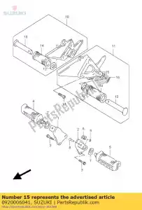 Suzuki 0920006041 pin - Onderkant