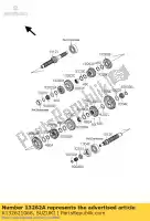 K132621068, Suzuki, gear,input 3rd, suzuki vz marauder m1600 vz1600 1600 , New