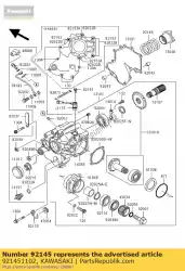 Here you can order the spring,cam damper vn1500-e1 from Kawasaki, with part number 921451102: