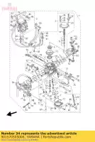 901570505000, Yamaha, screw, pan head(1fk) yamaha bt v max xv xvz 535 1100 1200 1300 1988 1989 1990 1991 1992 1993 1995 1996 1997 1998 1999 2000 2001 2002 2003 2004 2005 2006, New