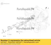 643367, Piaggio Group, plug ape aprilia vespa met0000ha, metm858e, met0002ha, metm8500, metm858f,  met0001a met0001aa met0001aawh, metm9100 met0001aawj met0002ja;met0000ja metm918e, met0001a metm918f metmd vin: zapt42pmc, zapt42p00, motor: tbp4m 150 160 200 2013 2014 2015 2016 2017 , New