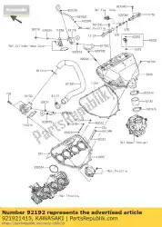 buis, diffuser zx1000nff van Kawasaki, met onderdeel nummer 921921415, bestel je hier online: