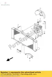 Aquí puede pedir conjunto de radiador, w de Suzuki , con el número de pieza 1771018H30: