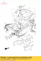 1D7YK24100P1, Yamaha, tanque de combustível comp. yamaha xv 1900 2006 2007 2008 2009 2011 2013, Novo