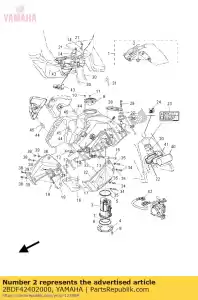 yamaha 2BDF42402000 zestaw graficzny - Dół