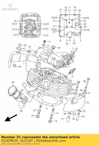 suzuki X20EPRU9 bougie x20epru9 - Bottom side