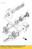 2121031G00, Suzuki, faccia, unità fissa suzuki lt a700x kingquad 4x4 700 , Nuovo