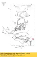 T2209556, Triumph, duto de entrada da caixa de ar triumph tiger explorer tiger explorer xc 1215 2012 2013 2014 2015 2016, Novo