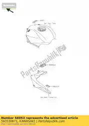 Tutaj możesz zamówić specyfikacja etykiety zx1000nff od Kawasaki , z numerem części 560530872: