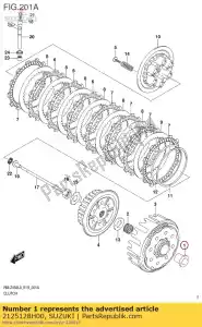 suzuki 2125128H00 spacer, pri drive - La partie au fond