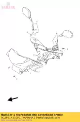 Ici, vous pouvez commander le couvercle, guidon u pbmh auprès de Yamaha , avec le numéro de pièce 5C2F614310PC: