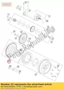 ktm 60340020000 bieg wolnego ko?a kpl. - Dół