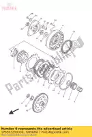 1P6E63250000, Yamaha, plate, clutch 2 yamaha  tt r 50 2007 2008 2009 2010 2011 2012 2013 2014 2015 2016 2017 2018 2019 2020 2021, New