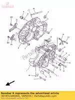 3SHE51680000, Yamaha, spina, cieca 2 yamaha tdr tzr tzrr 125, Nuovo