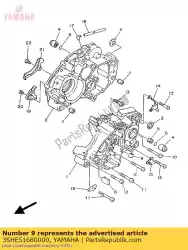 Aquí puede pedir enchufe ciego 2 de Yamaha , con el número de pieza 3SHE51680000: