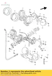 Tutaj możesz zamówić obudowa, metr od Suzuki , z numerem części 3411103F10: