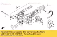 52141GC4600, Honda, nenhuma descrição disponível no momento honda cr 80 1986 1987 1988 1989 1990 1991 1992 1993 1994 1995, Novo