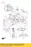 5VYY24103001, Yamaha, brandstoftank comp. yamaha yzf r 1000 1, Nieuw