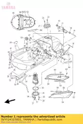 Aqui você pode pedir o tanque de combustível comp. Em Yamaha , com o número da peça 5VYY24103001: