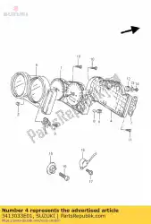 Aquí puede pedir conjunto de caja de Suzuki , con el número de pieza 3413033E01: