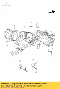 Suzuki 3413033E01 conjunto de caja - Lado inferior