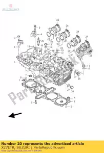 suzuki X27ETR bougie x27etr - Lado inferior