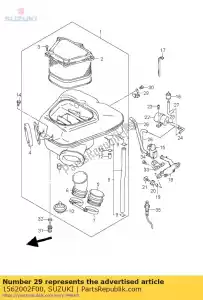 Suzuki 1562002F00 sensor, impulso - Lado inferior