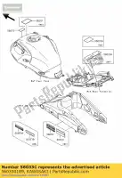 560330189, Kawasaki, etykieta-instrukcja, codzienne bezpiecze?stwo kle65 kawasaki kle 650 2007 2008 2009, Nowy