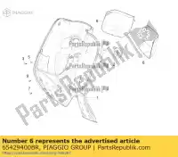 65429400BR, Piaggio Group, Lewy schowek w desce rozdzielczej     , Nowy