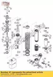 Qui puoi ordinare molla 63-260 59 da KTM , con numero parte 91010252: