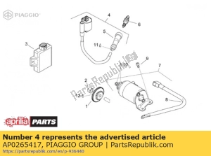 aprilia AP0265417 bobine - Linkerkant