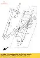 3LR231100100, Yamaha, camera d'aria comp.1 yamaha v max 1200 1993 1996 1997 1999 2001 2002, Nuovo