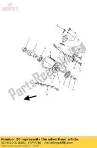 yamaha 5GH122310000 guide, bouchon 1 - La partie au fond