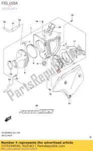 Suzuki 1379144E00 support, filtre - La partie au fond