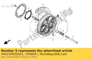 honda 44515MGSD81 anel, fr. pulsador - Lado inferior