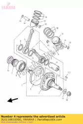 Tutaj możesz zamówić sworze?, korba 1 od Yamaha , z numerem części 2UJ116810000: