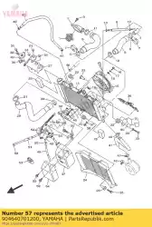 Ici, vous pouvez commander le serrer auprès de Yamaha , avec le numéro de pièce 904640701200: