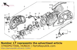 Honda 37460MZ7008 assy d'horloge. - La partie au fond